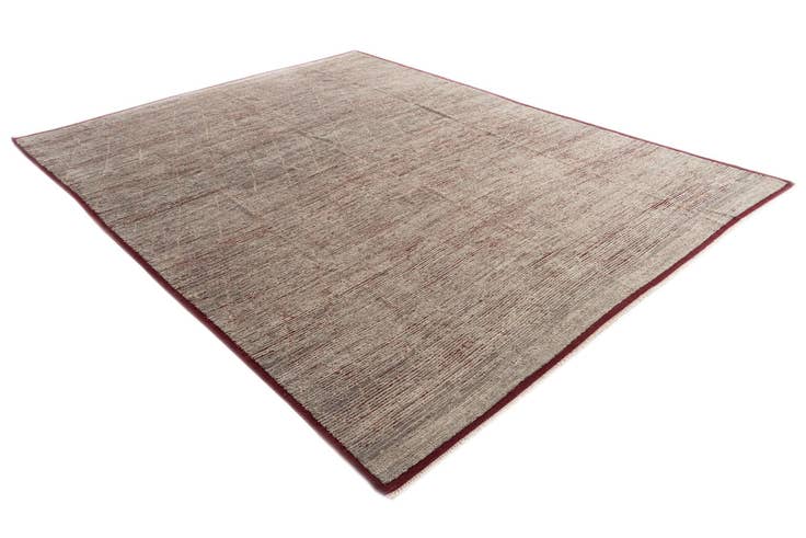 Detail image of 9' 6 x 12' 5 Hand Knotted Moroccan Wool Rug