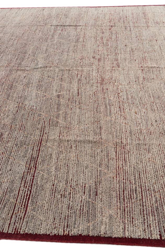 Detail image of 9' 6 x 12' 5 Hand Knotted Moroccan Wool Rug