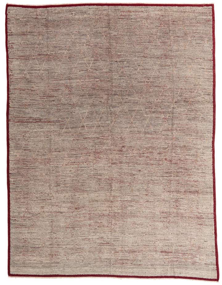 9' 6 x 12' 5 Hand Knotted Moroccan Wool Rug