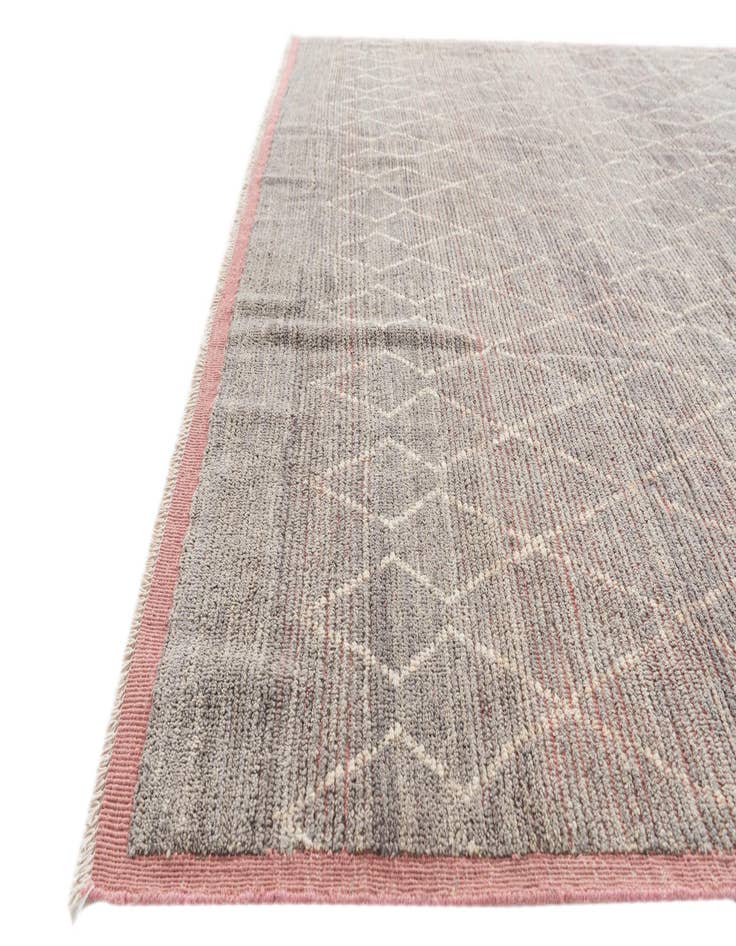 Detail image of 8' 5 x 9' 5  Hand Knotted Moroccan Wool Rug