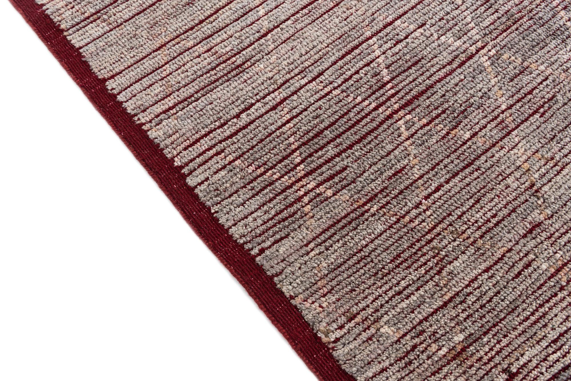 8' 6 x 10' 4 Hand Knotted Moroccan Wool Rug