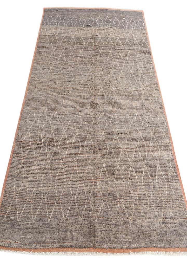 8' 1 x 10' 8 Hand Knotted Moroccan Wool Rug