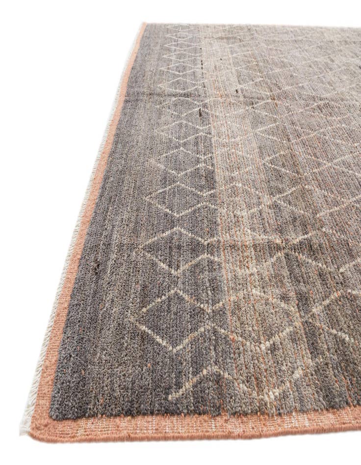 Detail image of 8' 1 x 10' 8 Hand Knotted Moroccan Wool Rug