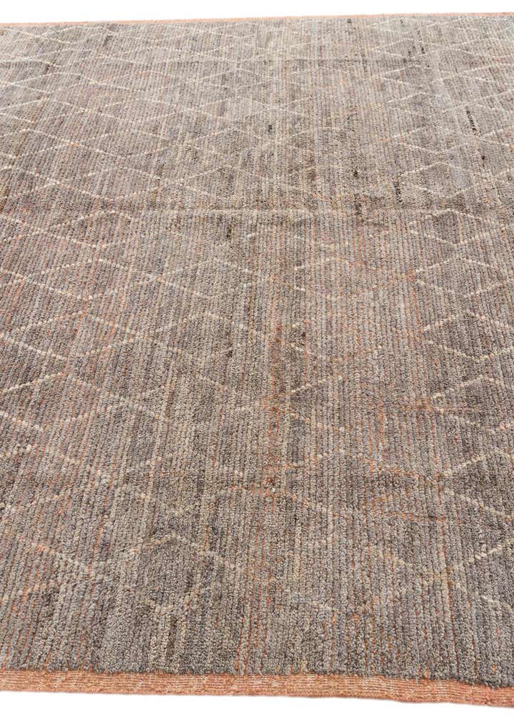 8' 1 x 10' 8 Hand Knotted Moroccan Wool Rug