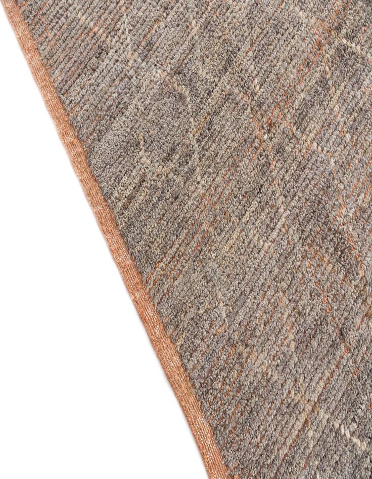 Detail image of 8' 1 x 10' 8  Hand Knotted Moroccan Wool Rug