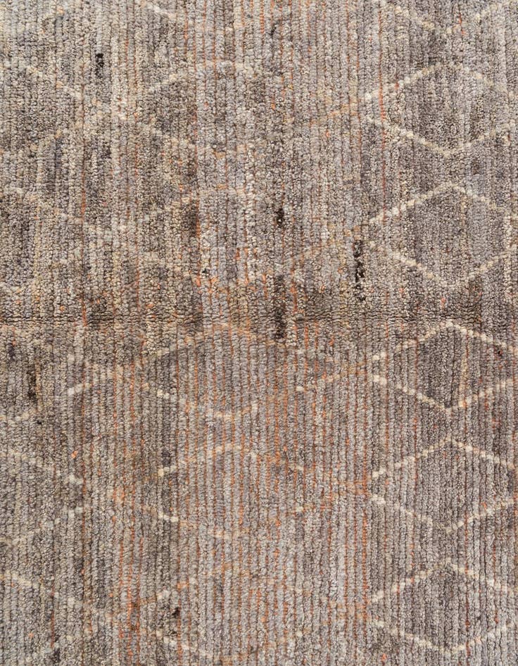 Detail image of 8' 1 x 10' 8  Hand Knotted Moroccan Wool Rug