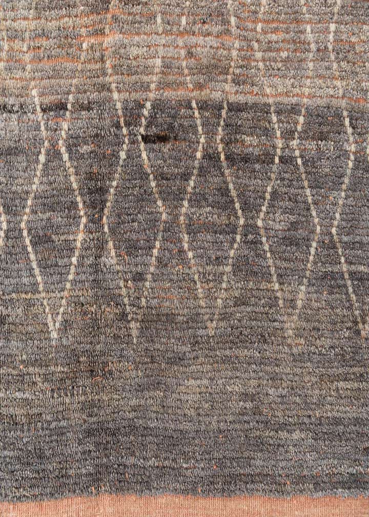 8' 1 x 10' 8 Hand Knotted Moroccan Wool Rug