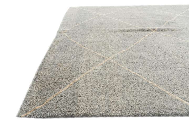 4' 7 x 6' 7 Hand Knotted Moroccan Wool Rug