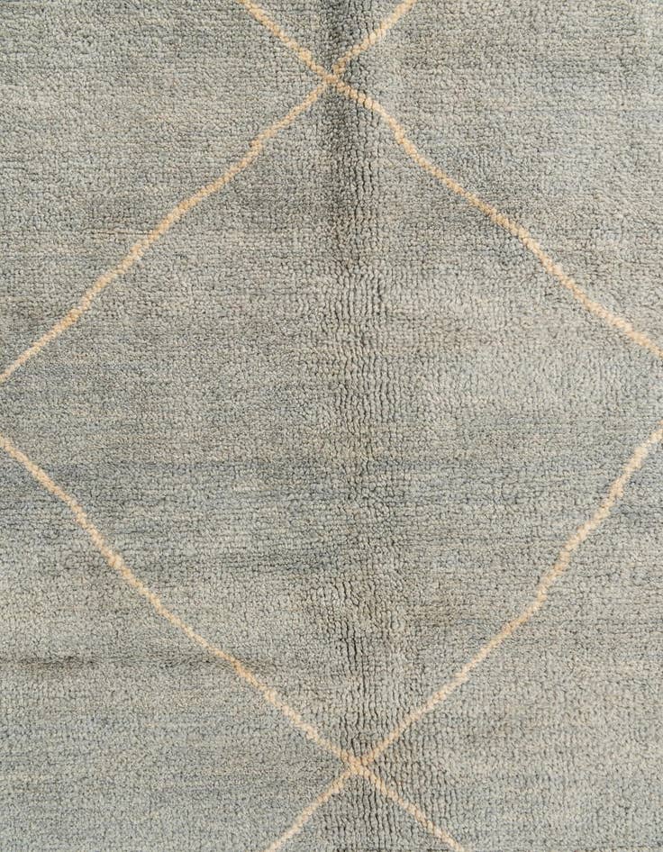 Detail image of 4' 7 x 6' 7  Hand Knotted Moroccan Wool Rug