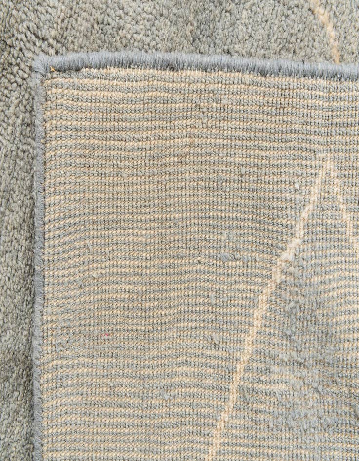 Detail image of 4' 7 x 6' 7  Hand Knotted Moroccan Wool Rug