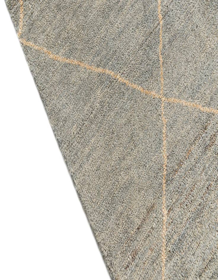 Detail image of 4' 5 x 6' 9  Hand Knotted Moroccan Wool Rug