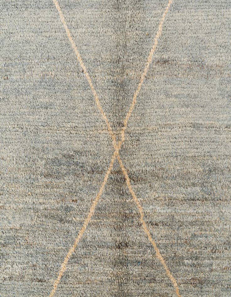 Detail image of 4' 5 x 6' 9  Hand Knotted Moroccan Wool Rug