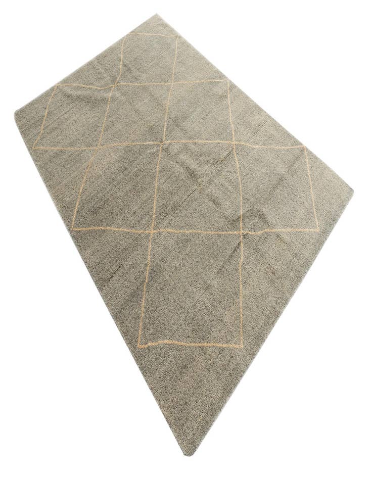 Detail image of 4' 6 x 6' 6  Hand Knotted Moroccan Wool Rug