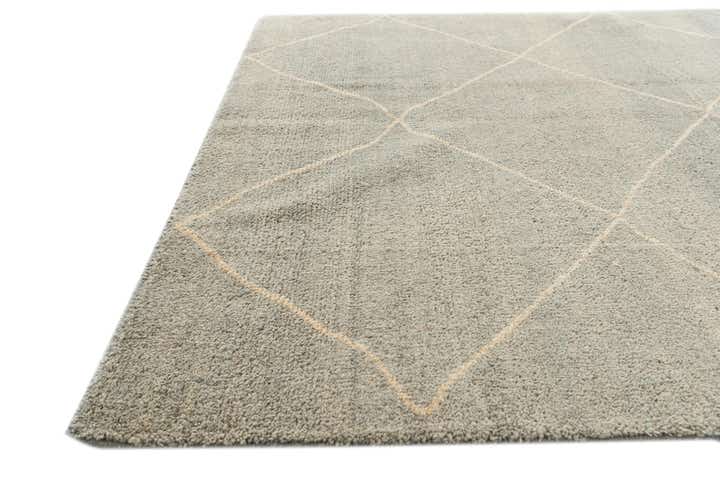 4' 6 x 6' 6 Hand Knotted Moroccan Wool Rug