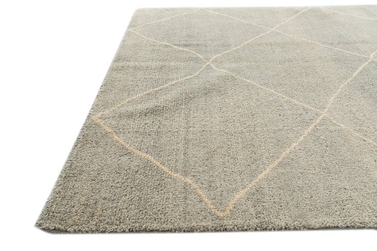 Detail image of 4' 6 x 6' 6 Hand Knotted Moroccan Wool Rug