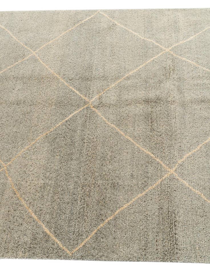 Detail image of 4' 6 x 6' 6  Hand Knotted Moroccan Wool Rug