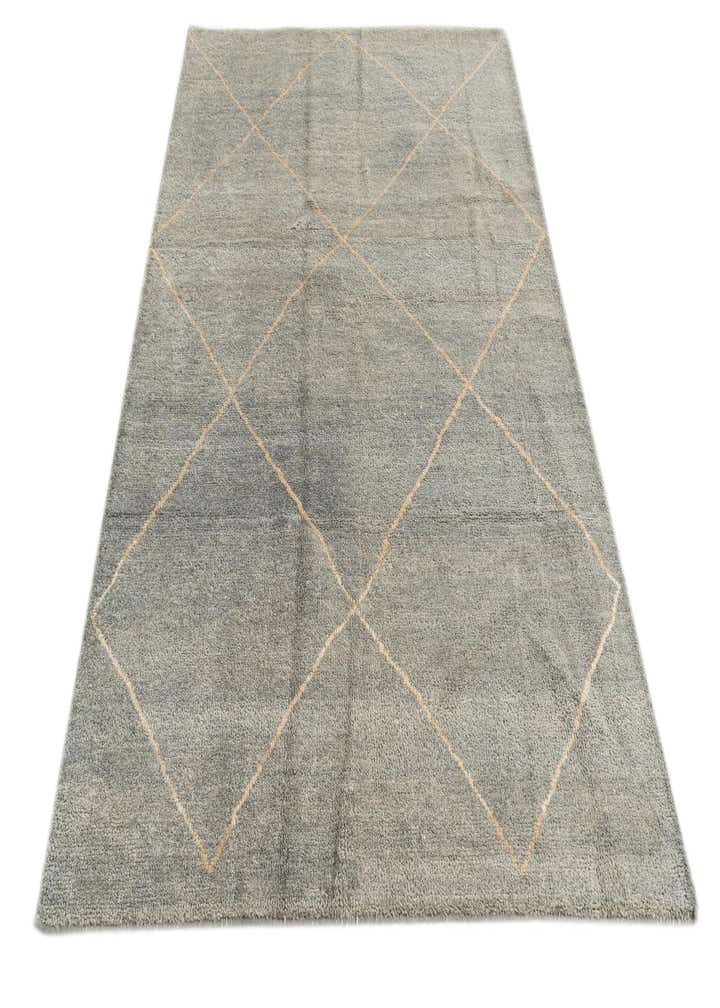 4' 5 x 6' 7 Hand Knotted Moroccan Wool Rug