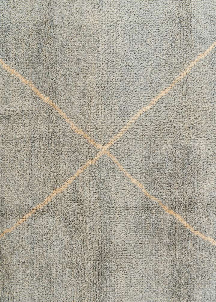 4' 5 x 6' 7 Hand Knotted Moroccan Wool Rug