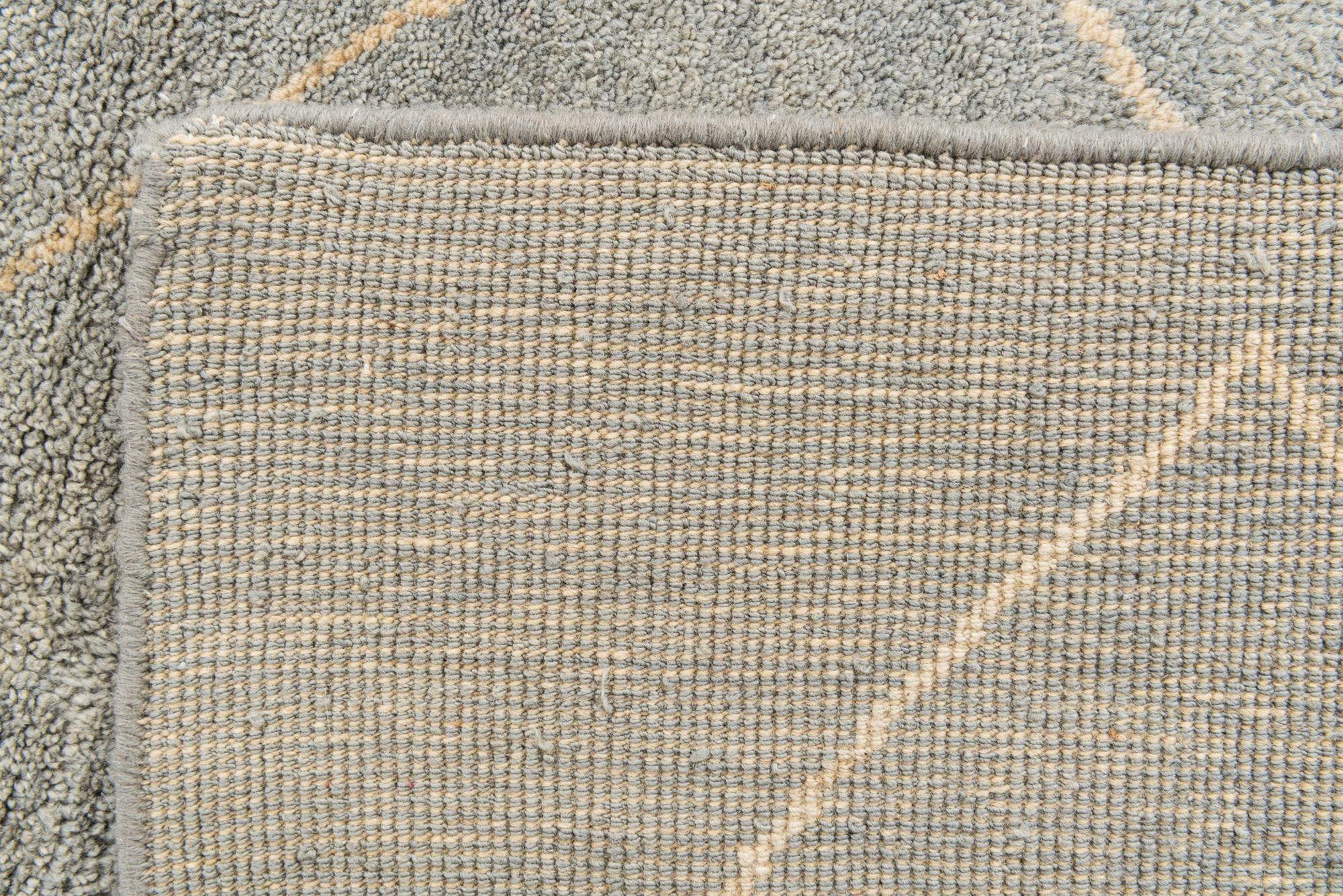 4' 5 x 6' 7 Hand Knotted Moroccan Wool Rug