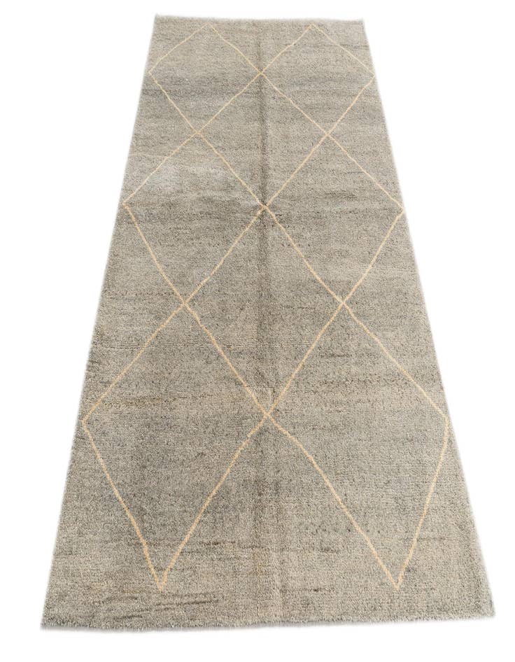 Detail image of 4' 7 x 6' 10  Hand Knotted Moroccan Wool Rug