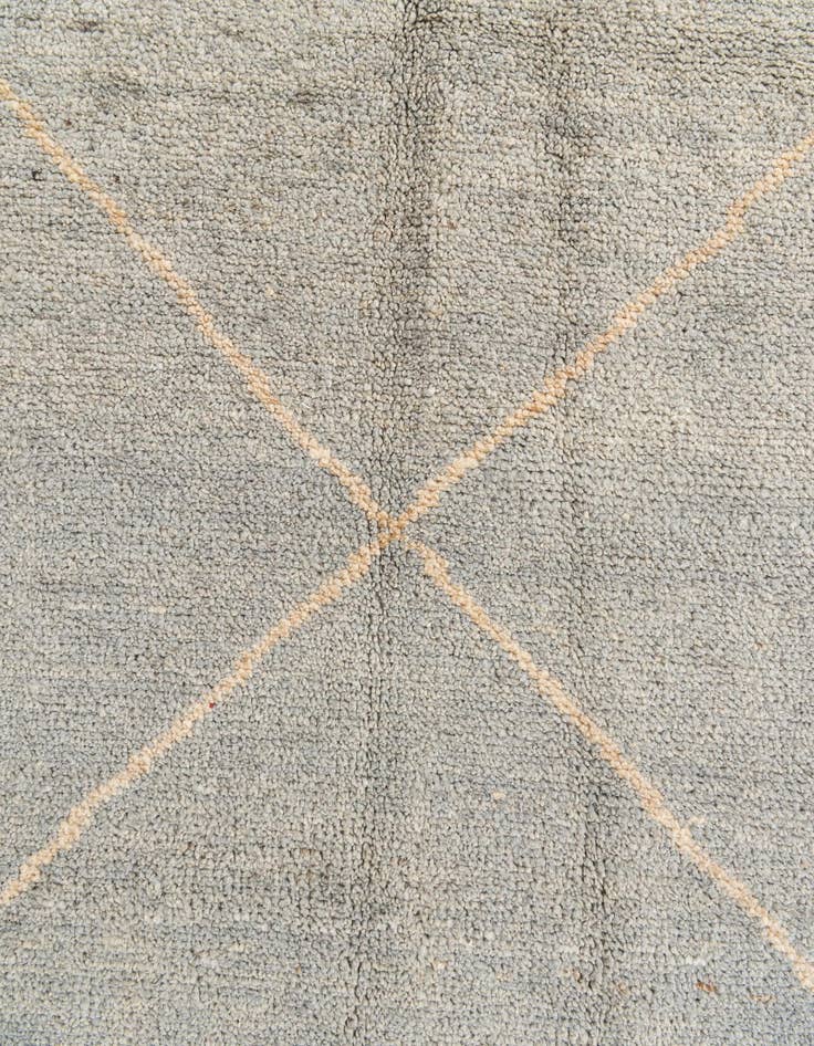 Detail image of 5' 6 x 8' 3  Hand Knotted Moroccan Wool Rug