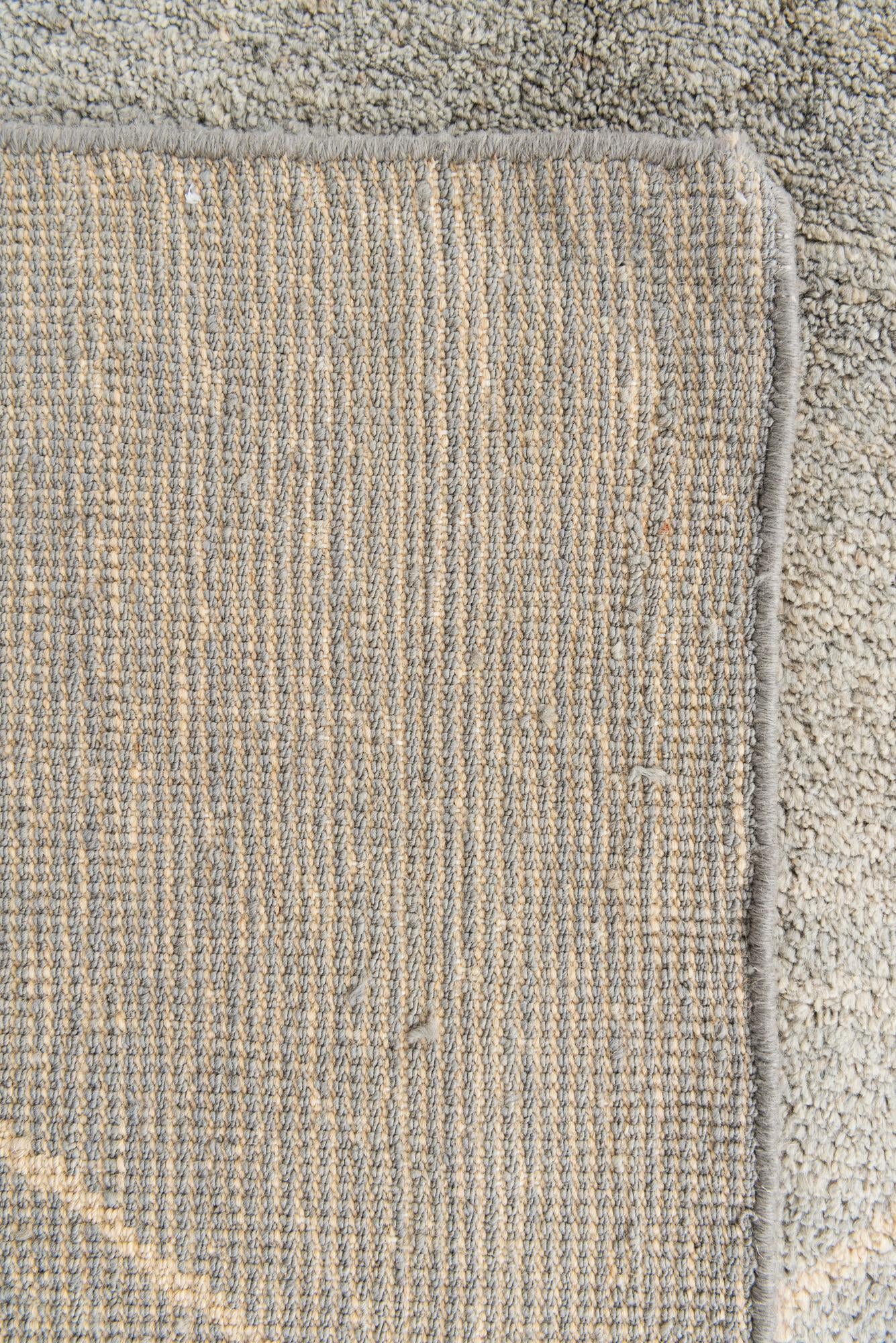 5' 6 x 8' 3 Hand Knotted Moroccan Wool Rug