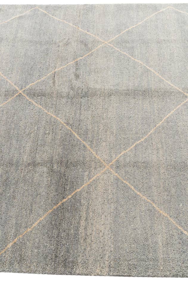 Detail image of 5' 7 x 8' Hand Knotted Moroccan Wool Rug