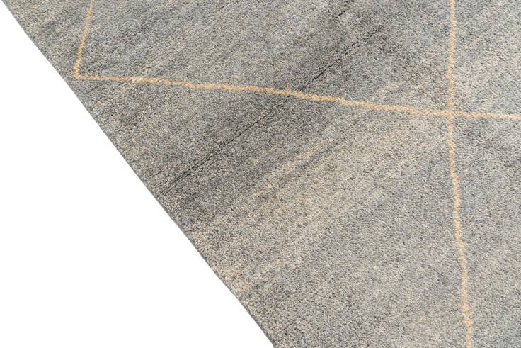 Detail image of 5' 7 x 8' Hand Knotted Moroccan Wool Rug