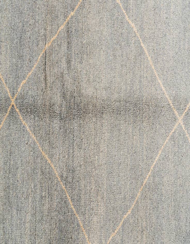 Detail image of 5' 7 x 8'  Hand Knotted Moroccan Wool Rug