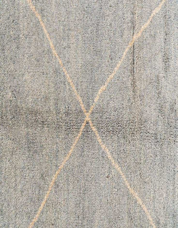 Detail image of 5' 7 x 8'  Hand Knotted Moroccan Wool Rug