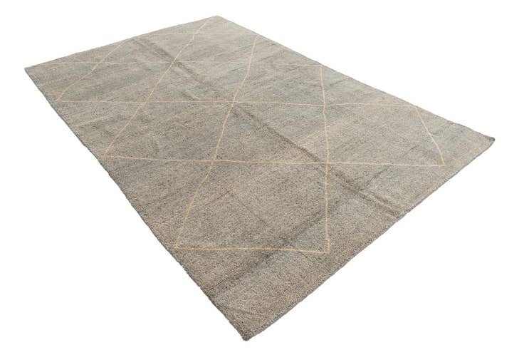 Detail image of 5' 7 x 8' 7 Hand Knotted Moroccan Wool Rug