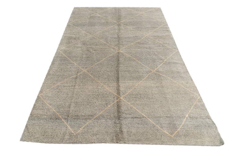 Detail image of 5' 7 x 8' 7 Hand Knotted Moroccan Wool Rug