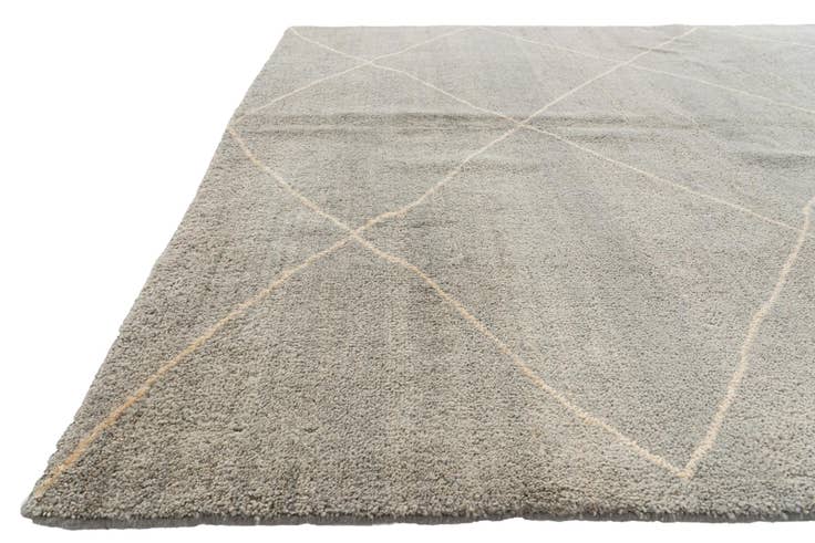 Detail image of 5' 7 x 8' 7 Hand Knotted Moroccan Wool Rug