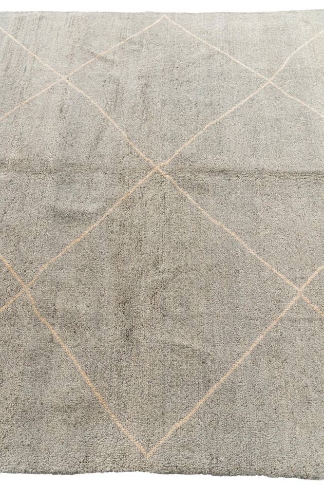 Detail image of 5' 7 x 8' 7 Hand Knotted Moroccan Wool Rug
