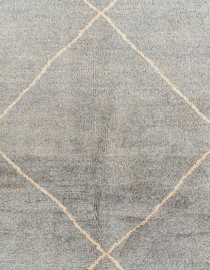 Detail image of 5' 8 x 8' 1  Hand Knotted Moroccan Wool Rug