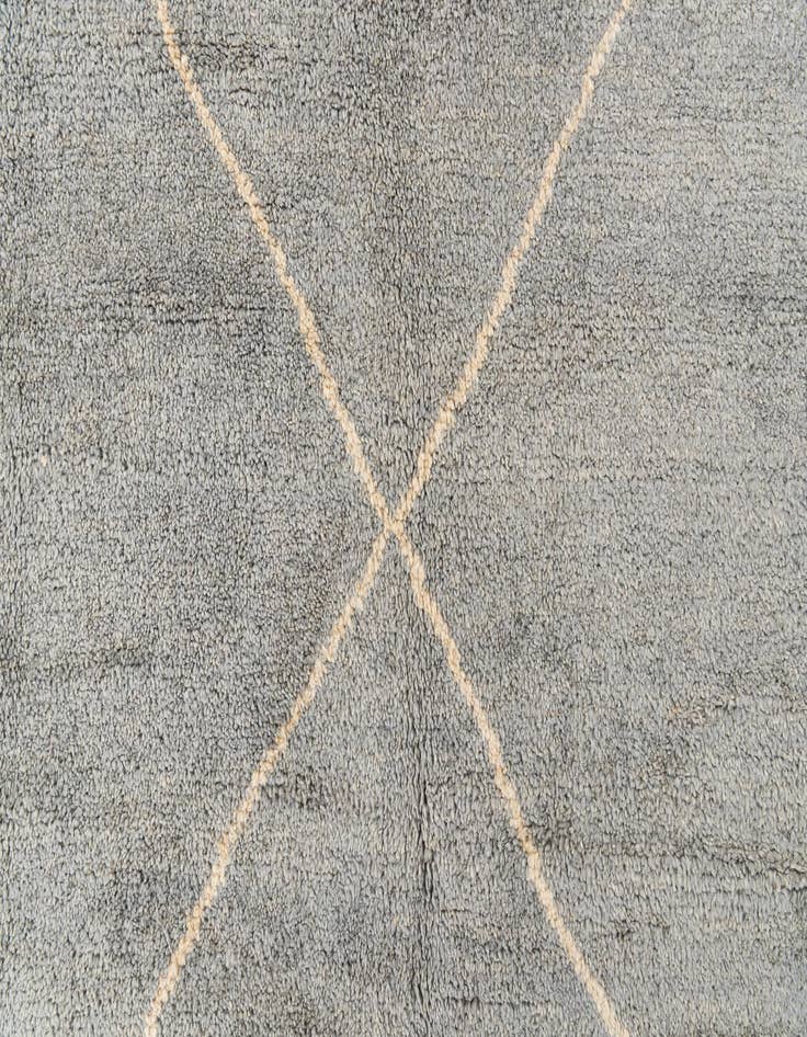 Detail image of 5' 8 x 8' 1  Hand Knotted Moroccan Wool Rug