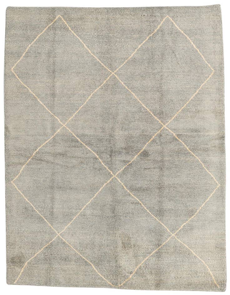 Detail image of 5' 8 x 8' 1 Hand Knotted Moroccan Wool Rug