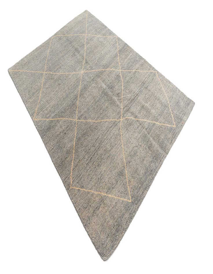 Detail image of 4' 8 x 6' 7  Hand Knotted Moroccan Wool Rug