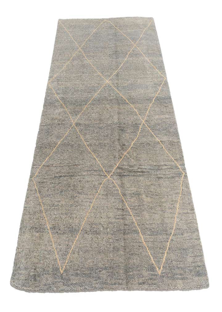 4' 8 x 6' 7 Hand Knotted Moroccan Wool Rug