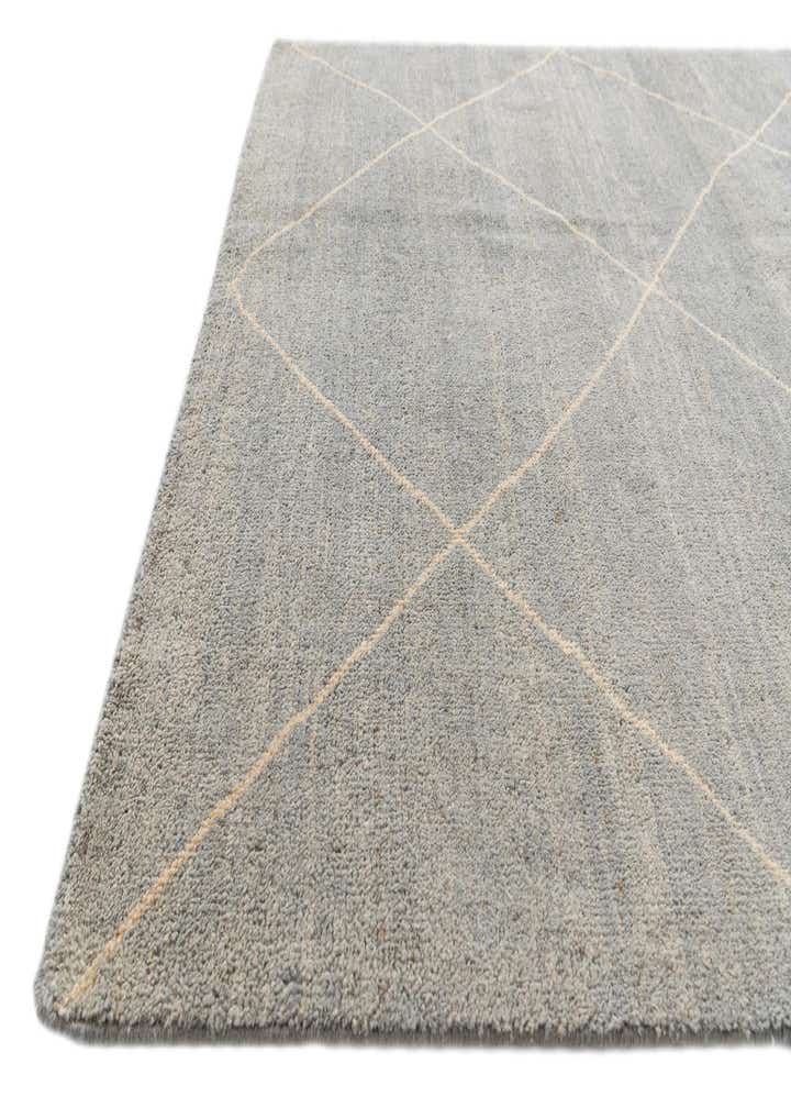 4' 8 x 6' 7 Hand Knotted Moroccan Wool Rug