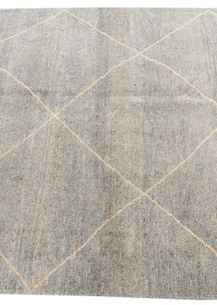 4' 8 x 6' 7 Hand Knotted Moroccan Wool Rug