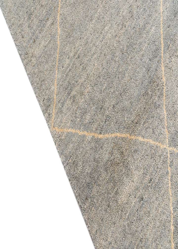 4' 8 x 6' 7 Hand Knotted Moroccan Wool Rug