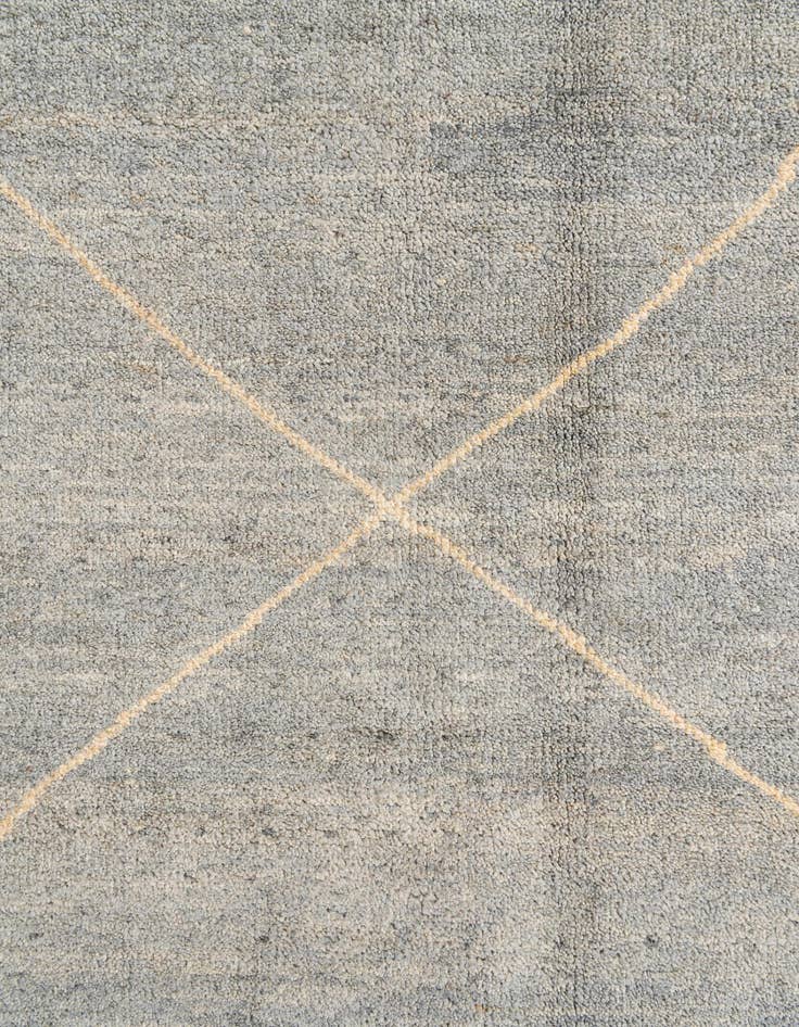 Detail image of 4' 8 x 6' 7  Hand Knotted Moroccan Wool Rug