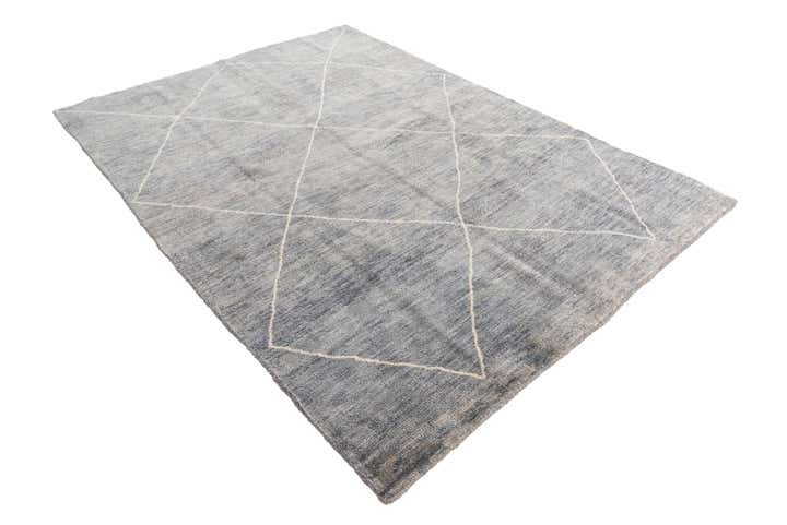 170cm x 240cm Handgeknüpft Marokkanisch Wolle Teppich