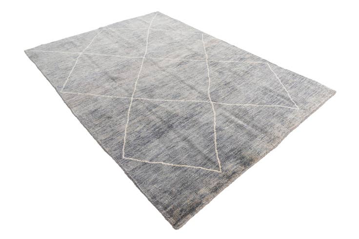 Detailansicht von 170cm x 240cm Handgeknüpft Marokkanisch Wolle Teppich