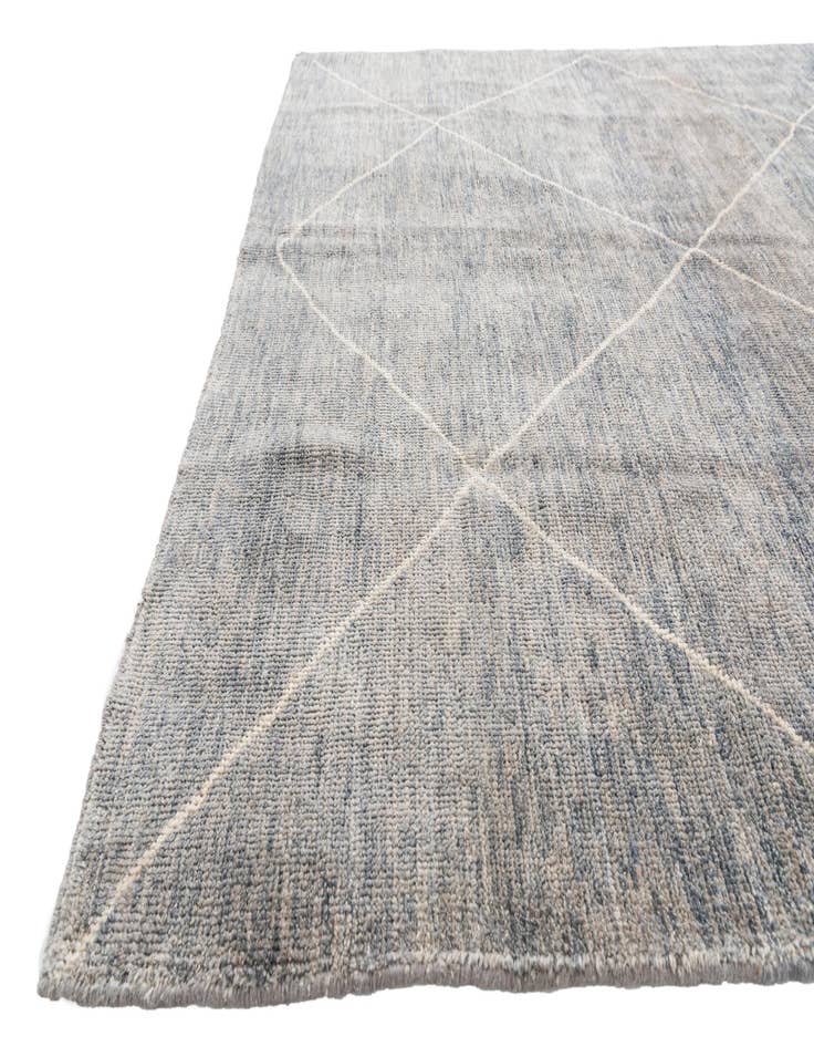 Detail image of 5' 6 x 7' 10  Hand Knotted Moroccan Wool Rug