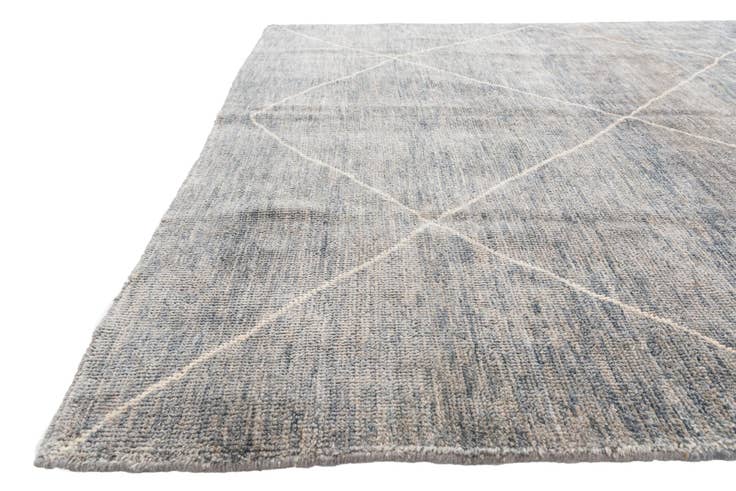 Detailansicht von 170cm x 240cm Handgeknüpft Marokkanisch Wolle Teppich