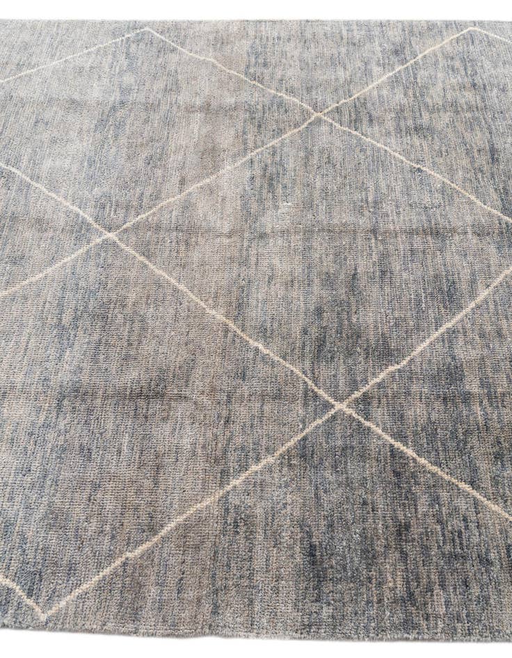 Detail image of 5' 6 x 7' 10  Hand Knotted Moroccan Wool Rug