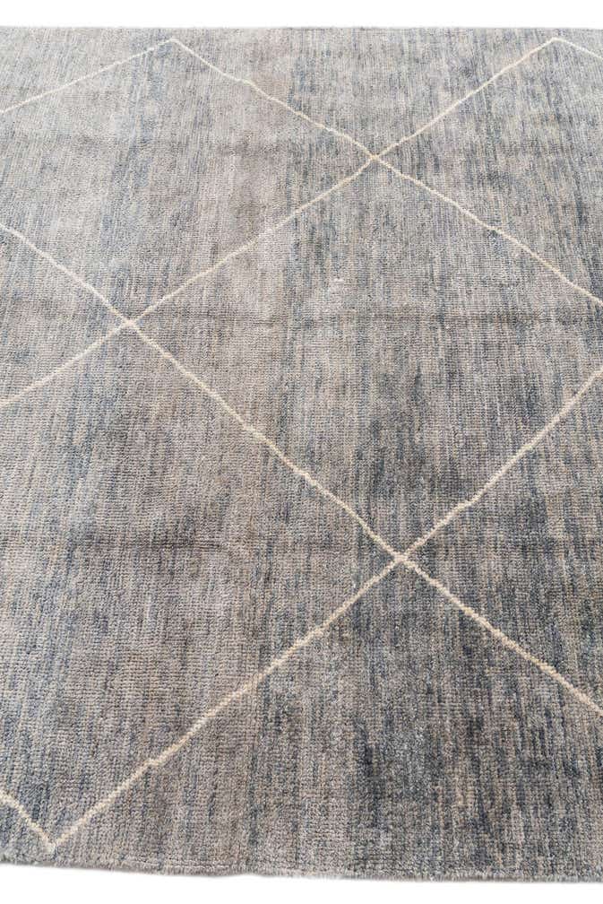 170cm x 240cm Handgeknüpft Marokkanisch Wolle Teppich