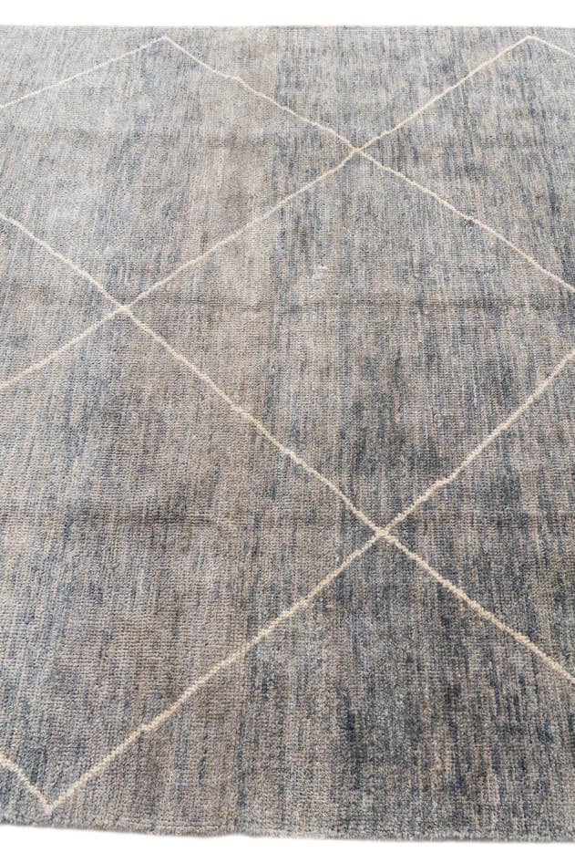 Detailansicht von 170cm x 240cm Handgeknüpft Marokkanisch Wolle Teppich